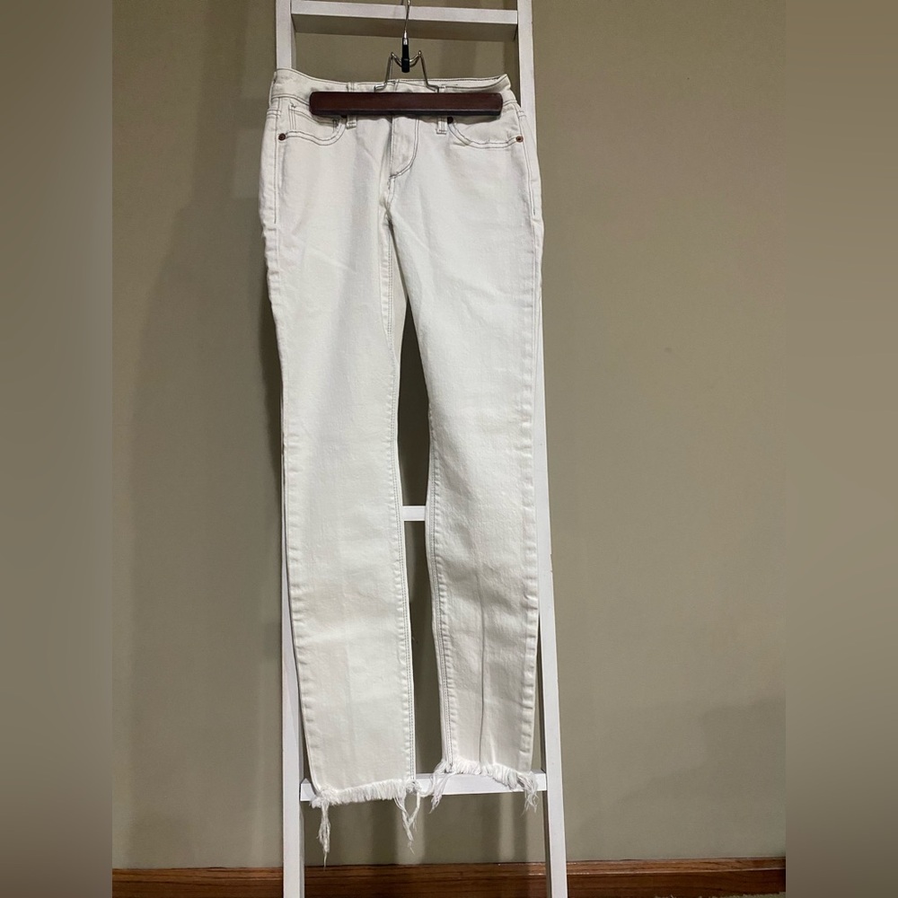 Lucky Brand Women's Cream Sasha Straight Leg Jeans-00/24 - Picture 1 of 10
